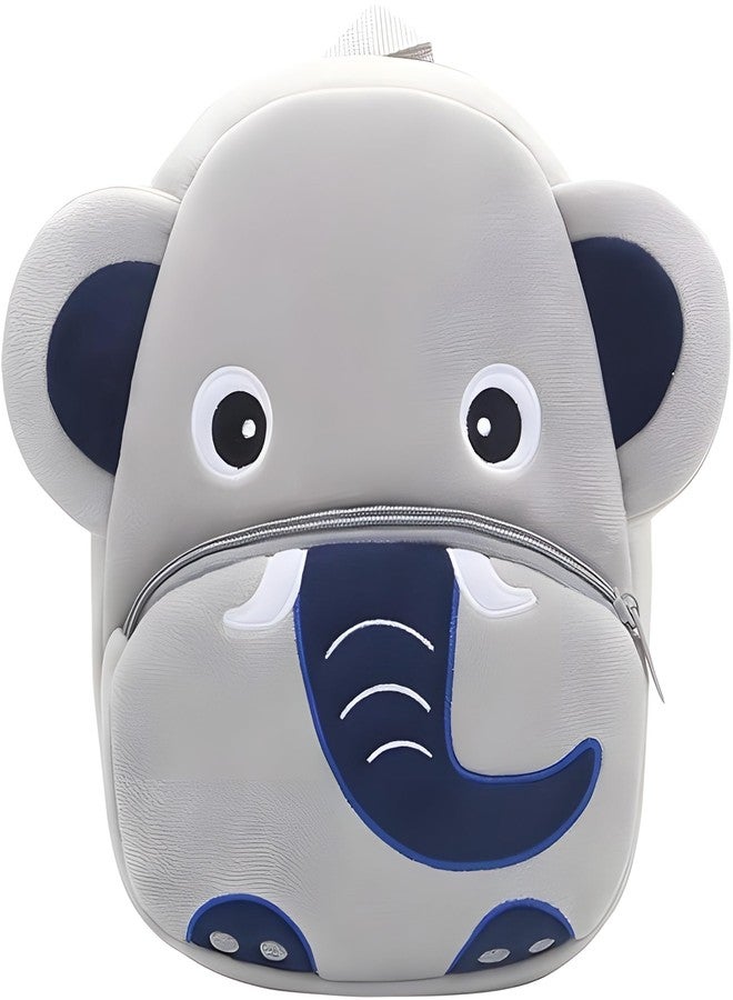 Delicado Cute Small Toddler Kids Preschool Backpack Elephant Nursery Preschool Playschool School Picnic Travelling Bag for Baby Boy Girl Age 2-5 Years - Image 2